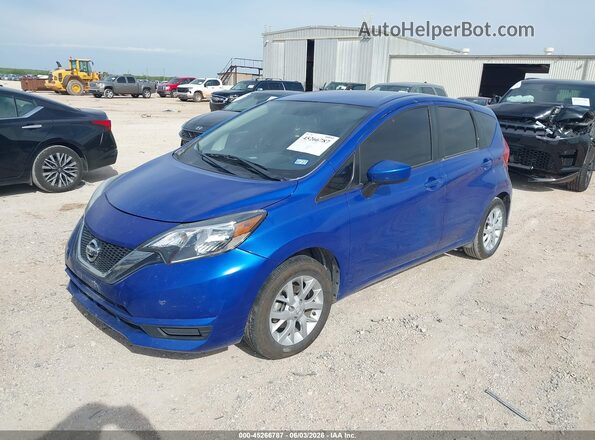 3N1CE2CP5HL355170 2017 NISSAN VERSA NOTE Blue Առջևի ձախ երեք քառորդ տեսարան