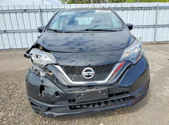 3N1CE2CP5HL370106 2017 NISSAN VERSA Black Դիմացի տեսք