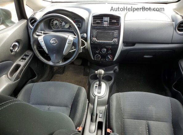 3N1CE2CP5HL370106 2017 NISSAN VERSA Black Առջևի վահանակի տեսք
