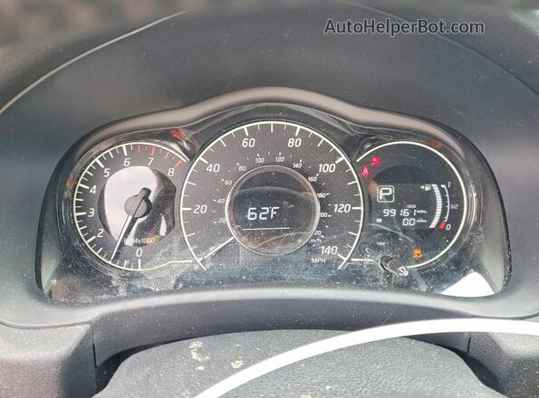 3N1CE2CP5HL376469 2017 NISSAN VERSA White Instrument cluster view