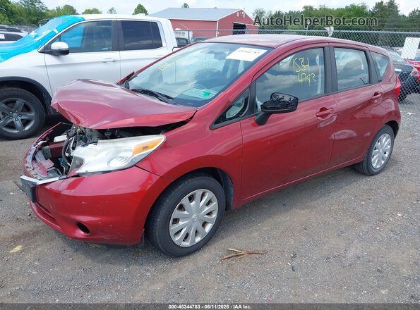 3N1CE2CP6GL353328 2016 NISSAN VERSA NOTE Red Передня ліва чверть