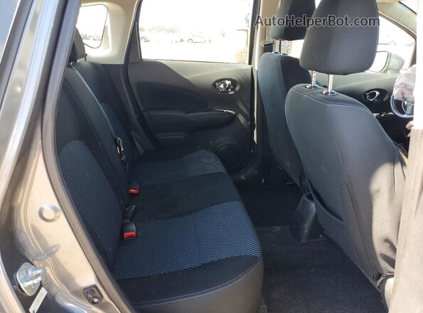 3N1CE2CP6GL376267 2016 NISSAN VERSA Gray Rear seats view