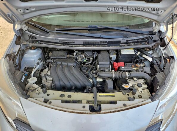3N1CE2CP6GL381565 2016 NISSAN VERSA Silver ძრავის განყოფილების ხედი