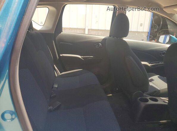 3N1CE2CP6GL402561 2016 NISSAN VERSA Blue Rear seats view