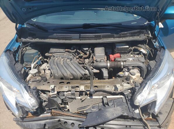 3N1CE2CP6GL402561 2016 NISSAN VERSA Blue Rear interior view
