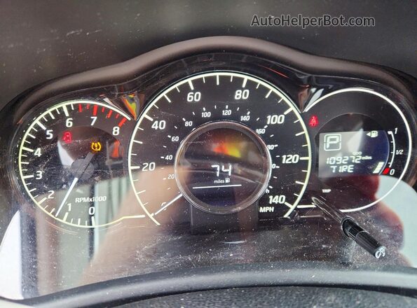 3N1CE2CP6HL356506 2017 NISSAN VERSA Gray Vista del cuadro de instrumentos