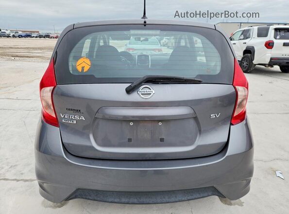 3N1CE2CP6HL356506 2017 NISSAN VERSA Gray Vista trasera
