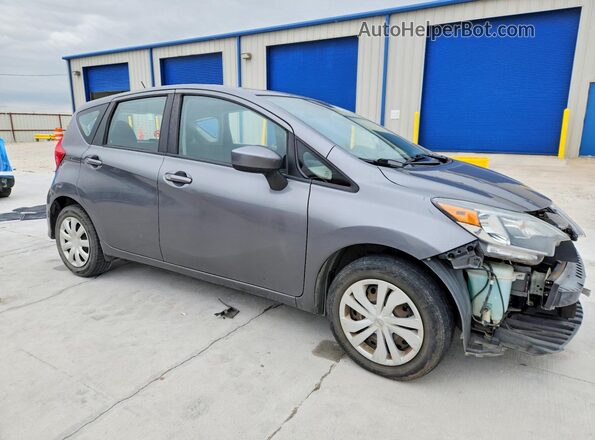 3N1CE2CP6HL356506 2017 NISSAN VERSA Gray Delantero derecho