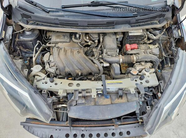 3N1CE2CP6HL356506 2017 NISSAN VERSA Gray Vista interior trasera