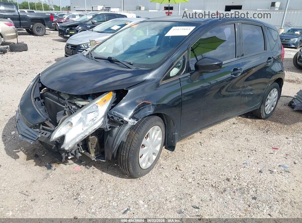 3N1CE2CP7GL379906 2016 NISSAN VERSA NOTE Black Առջևի ձախ երեք քառորդ տեսարան