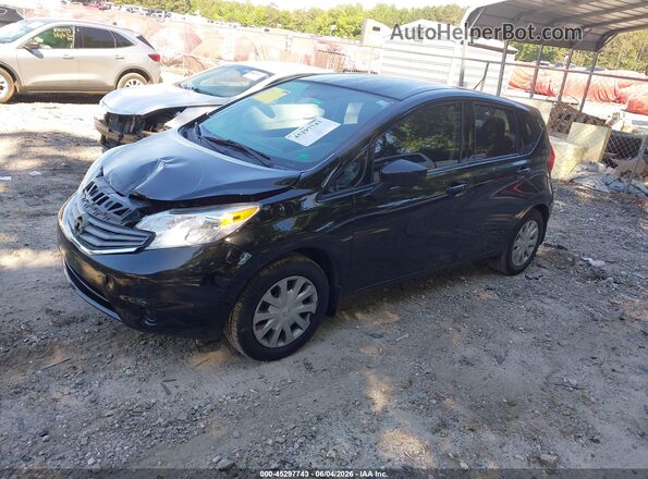 3N1CE2CP7GL398133 2016 NISSAN VERSA NOTE Black წინა მარცხენა ხედი სამი მეოთხედიდან