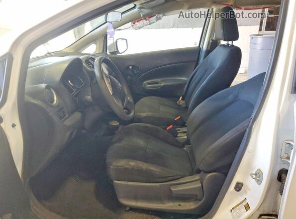 3N1CE2CP7GL401399 2016 NISSAN VERSA White Вид салону спереду
