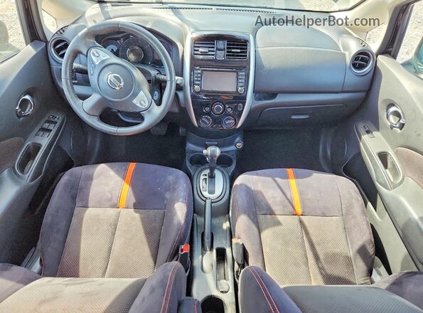 3N1CE2CP7HL369054 2017 NISSAN VERSA Black Вид панелі приладів