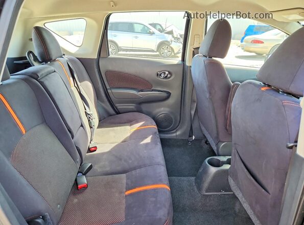 3N1CE2CP7HL369054 2017 NISSAN VERSA Black Вид задніх сидінь