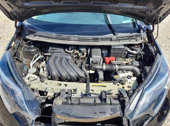 3N1CE2CP7HL369054 2017 NISSAN VERSA Black Вид задньої частини салону