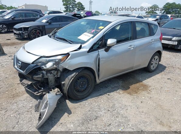 3N1CE2CP7JL353054 2018 NISSAN VERSA NOTE Silver Передня ліва чверть