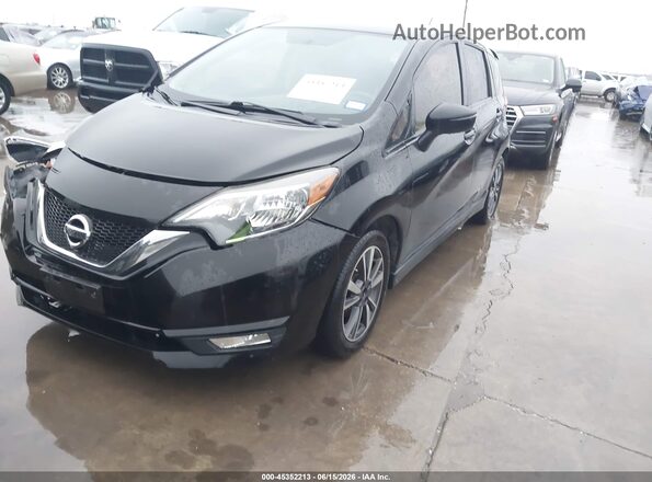 3N1CE2CP7JL355967 2018 NISSAN VERSA NOTE Black Առջևի ձախ երեք քառորդ տեսարան