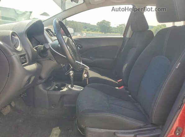 3N1CE2CP8GL388243 2016 NISSAN VERSA Red Widok wnętrza z przodu