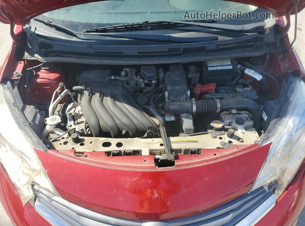 3N1CE2CP8GL388243 2016 NISSAN VERSA Red Widok wnętrza z tyłu