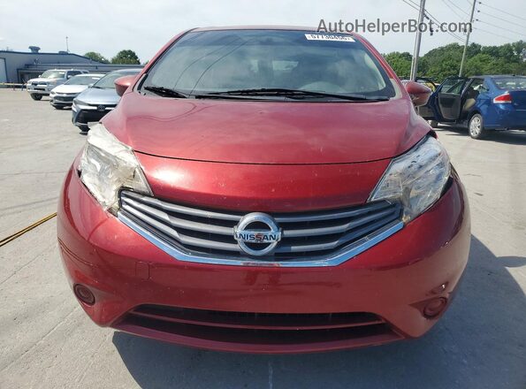 3N1CE2CP8GL388243 2016 NISSAN VERSA Red Widok z przodu