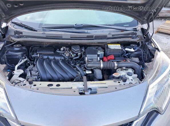 3N1CE2CP8HL362310 2017 NISSAN VERSA Gray Вид підкапотного простору