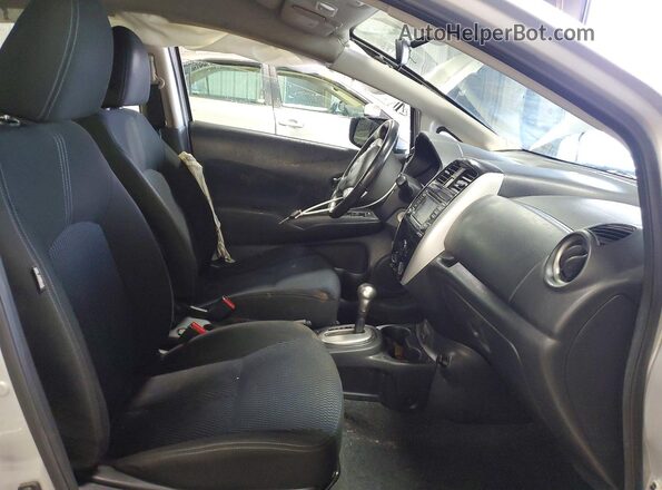3N1CE2CP8HL377342 2017 NISSAN VERSA Silver წინა სალონის ხედი