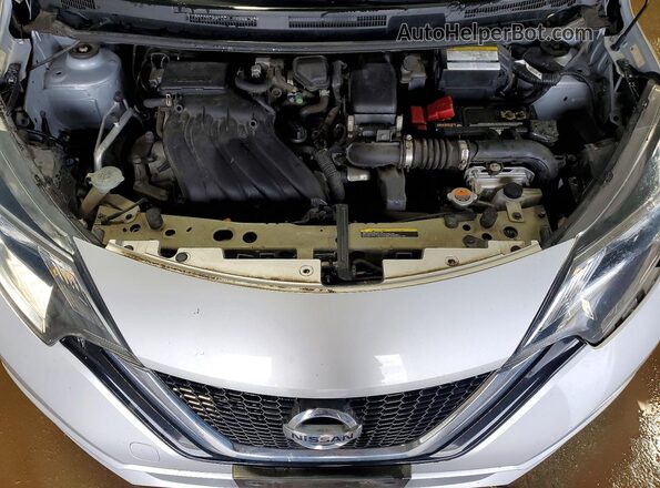 3N1CE2CP8HL377342 2017 NISSAN VERSA Silver უკანა სალონის ხედი