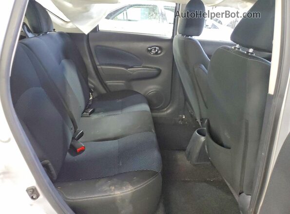 3N1CE2CP8HL377342 2017 NISSAN VERSA Silver უკანა სავარძლების ხედი