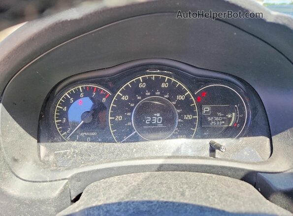 3N1CE2CP9GL407933 2016 NISSAN VERSA Silver Widok zestawu wskaźników