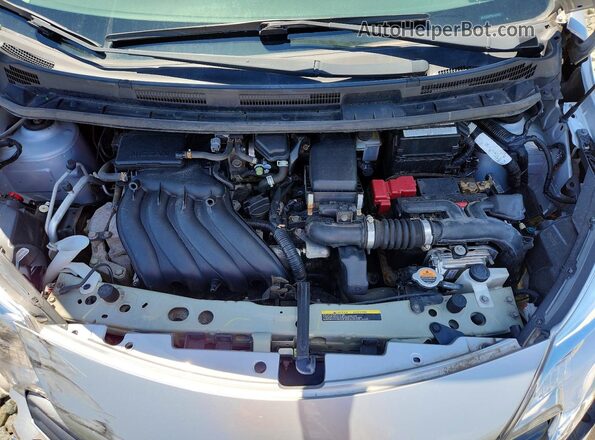 3N1CE2CP9GL407933 2016 NISSAN VERSA Silver Widok wnętrza z tyłu