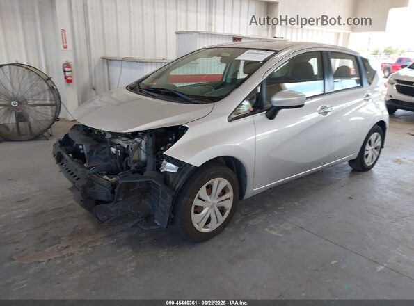 3N1CE2CP9HL369038 2017 NISSAN VERSA NOTE Silver Առջևի ձախ երեք քառորդ տեսարան