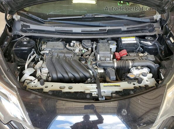 3N1CE2CP9HL375535 2017 NISSAN VERSA Black Սալոնի հետևի տեսք