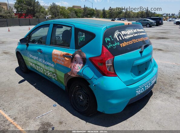 3N1CE2CP9KL357088 2019 NISSAN VERSA NOTE Turquoise Задня ліва чверть