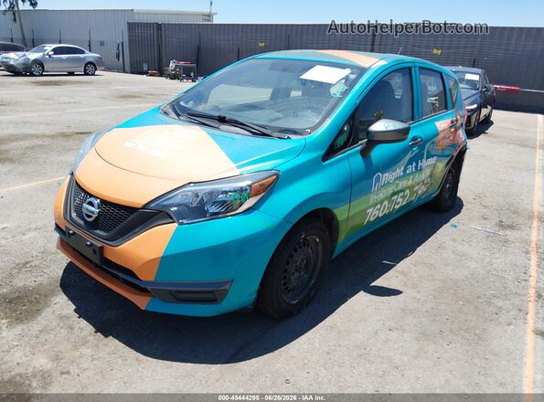 3N1CE2CP9KL357088 2019 NISSAN VERSA NOTE Turquoise Передня ліва чверть