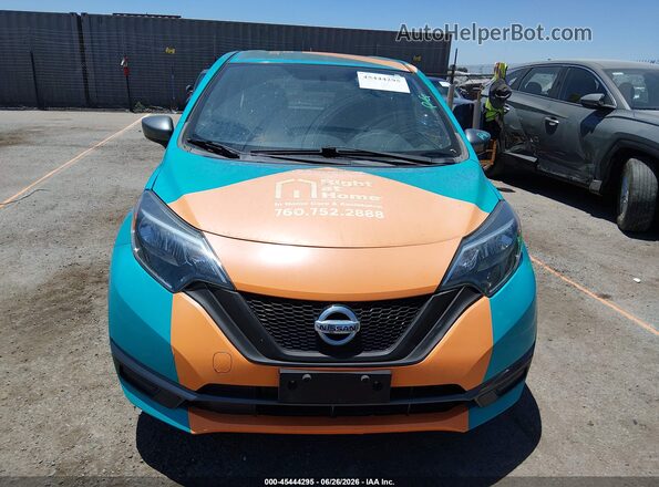 3N1CE2CP9KL357088 2019 NISSAN VERSA NOTE Turquoise Вид щитка приладів