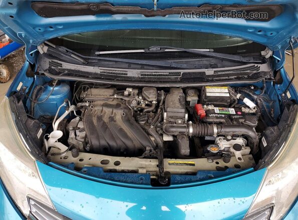 3N1CE2CPXGL368625 2016 NISSAN VERSA Blue Widok komory silnika
