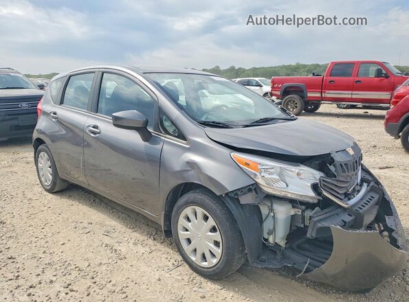 3N1CE2CPXGL375395 2016 NISSAN VERSA Gray Delantero derecho