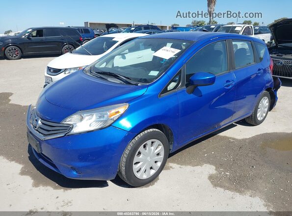 3N1CE2CPXGL392083 2016 NISSAN VERSA NOTE Blue წინა მარცხენა ხედი სამი მეოთხედიდან