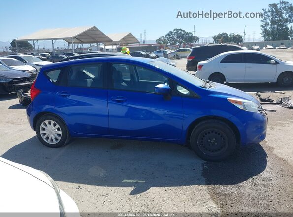 3N1CE2CPXGL392083 2016 NISSAN VERSA NOTE Blue უკანა სალონის ხედი