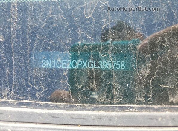 3N1CE2CPXGL395758 2016 NISSAN VERSA Silver 