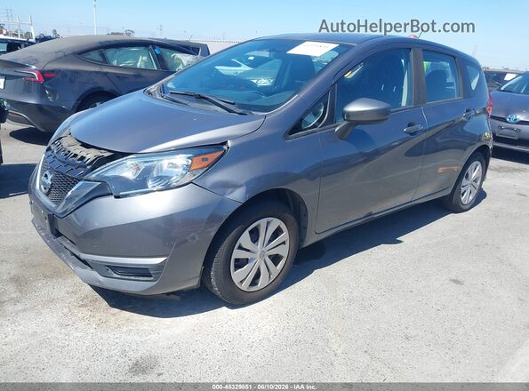 3N1CE2CPXHL358775 2017 NISSAN VERSA NOTE Серый Передняя левая четверть