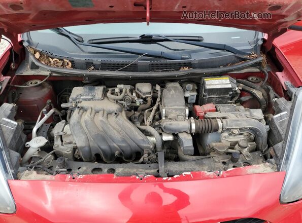3N1CK3CP6HL258171 2017 NISSAN MICRA Red Widok wnętrza z tyłu