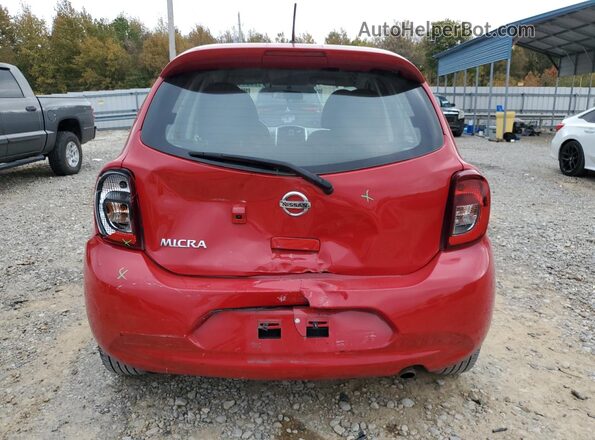 3N1CK3CP6HL258171 2017 NISSAN MICRA Red Widok z tyłu