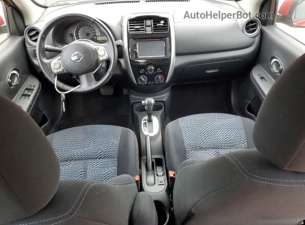 3N1CK3CP6HL258171 2017 NISSAN MICRA Red Widok deski rozdzielczej