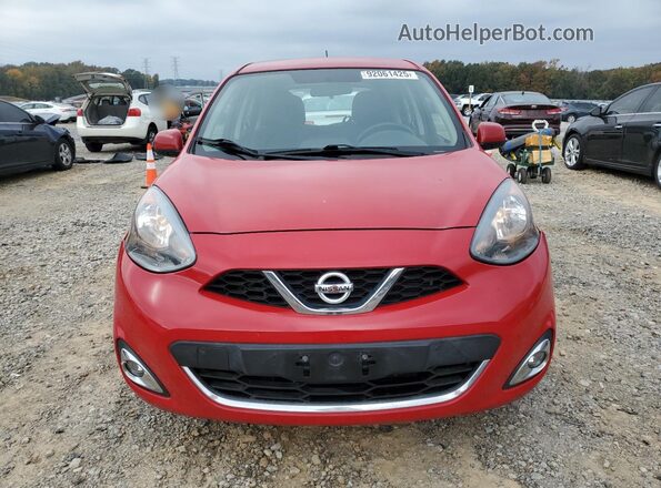 3N1CK3CP6HL258171 2017 NISSAN MICRA Red Widok z przodu
