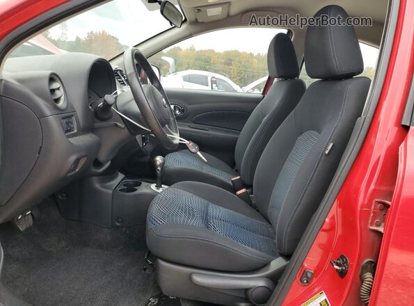 3N1CK3CP6HL258171 2017 NISSAN MICRA Red Widok wnętrza z przodu