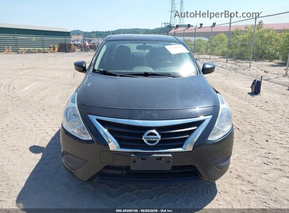 3N1CN7AP0GL813289 2016 NISSAN VERSA Black Vista del cuadro de instrumentos