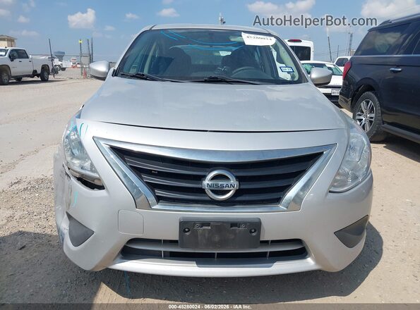 3N1CN7AP0GL865974 2016 NISSAN VERSA Silver Instrument cluster view