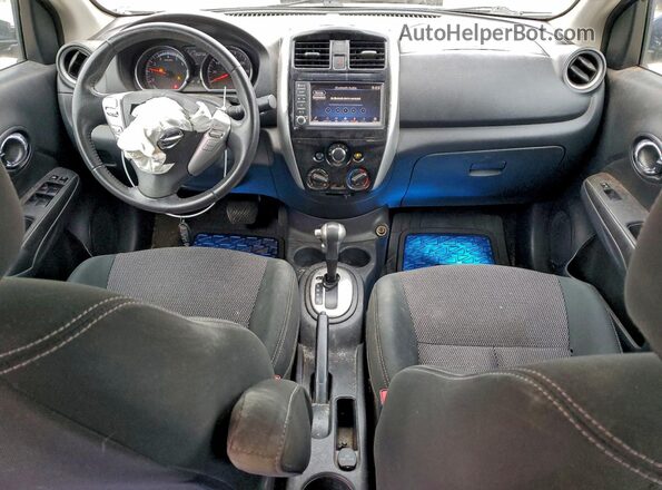 3N1CN7AP1KL825654 2019 NISSAN VERSA Blue წინა პანელის ხედი