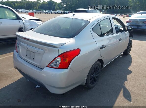 3N1CN7AP1KL827758 2019 NISSAN VERSA Silver Trasero derecho